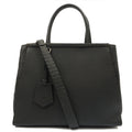 Fendi Tote Selleria Peekaboo in Grey, Leather