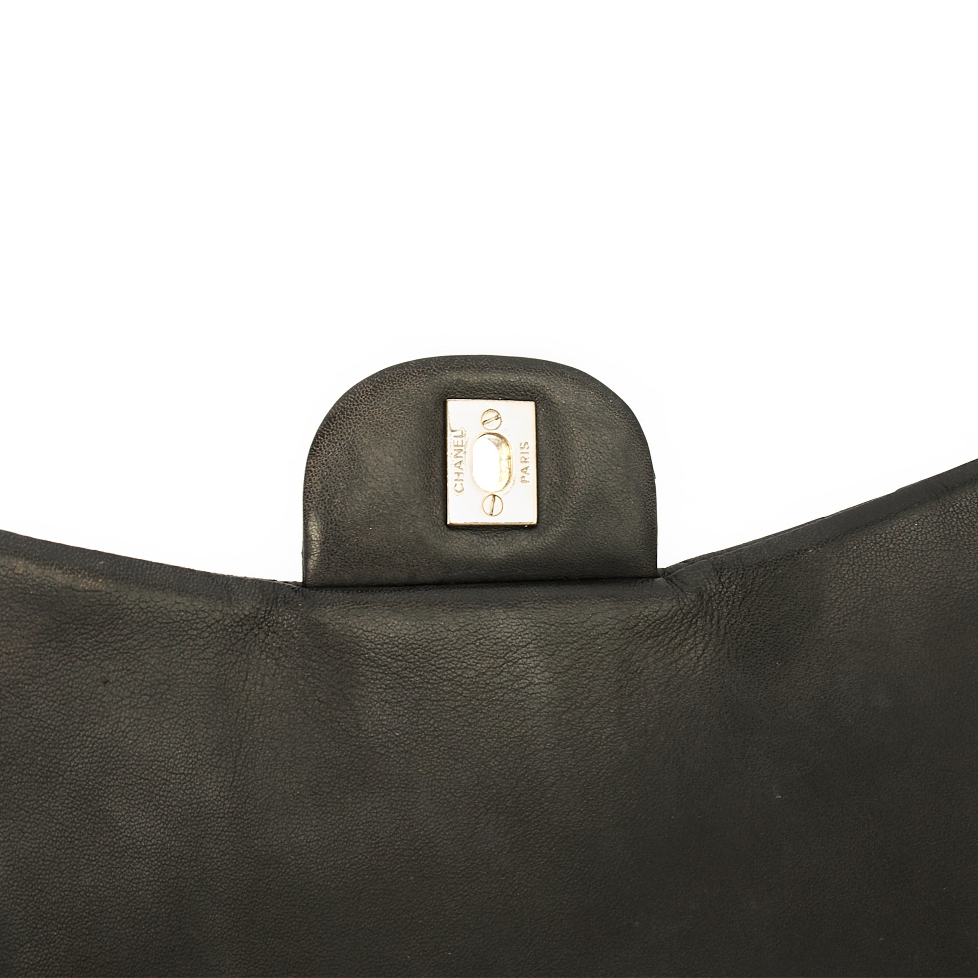 Chanel Shoulder Bag Classic Single Flap - Maxi in Black, Lambskin Leather