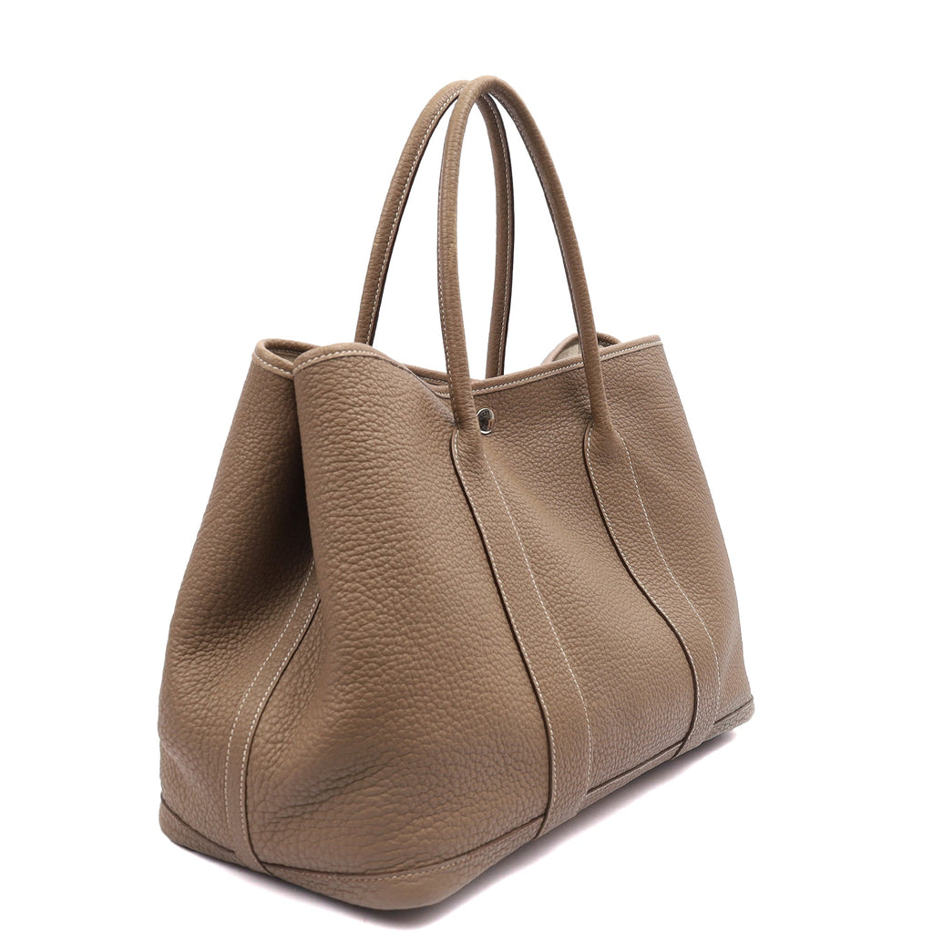 Hermes Tote Garden Party 30 in Etoupe, Negonda Leather