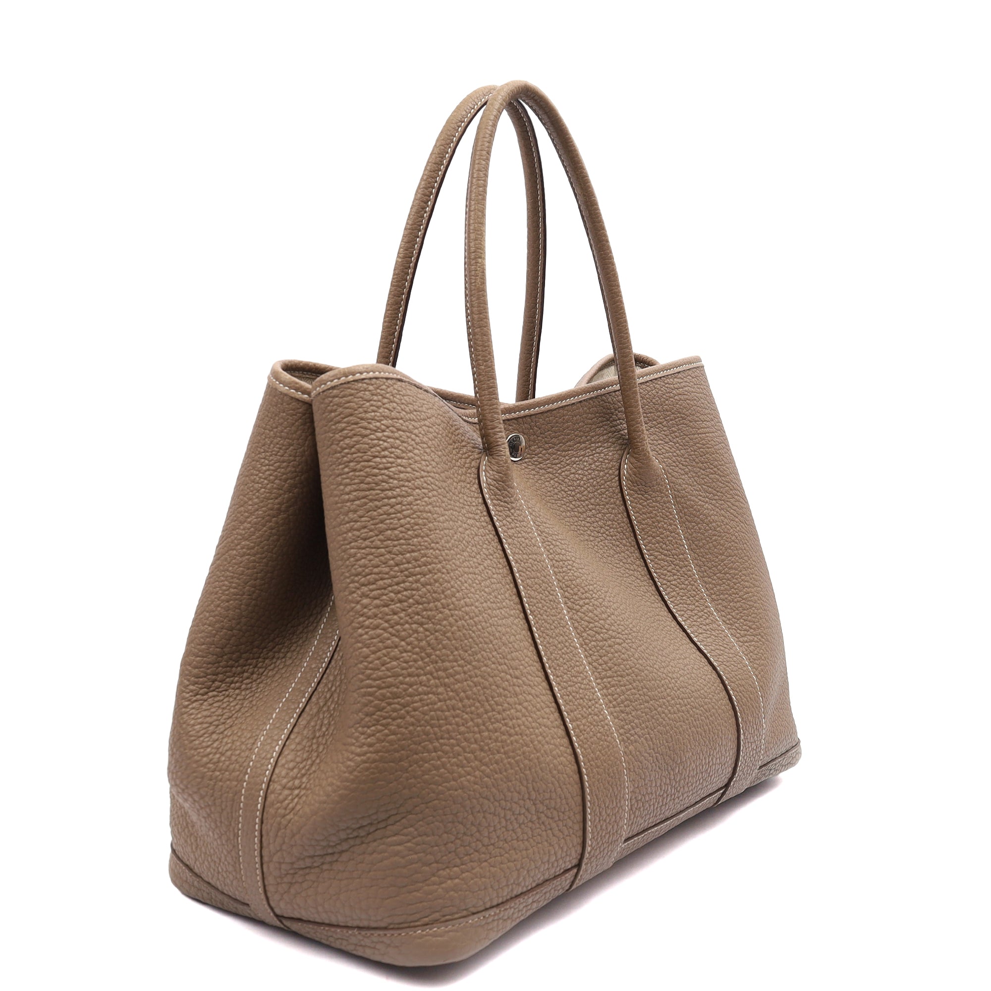 Hermes Tote Garden Party 30 in Etoupe, Negonda Leather