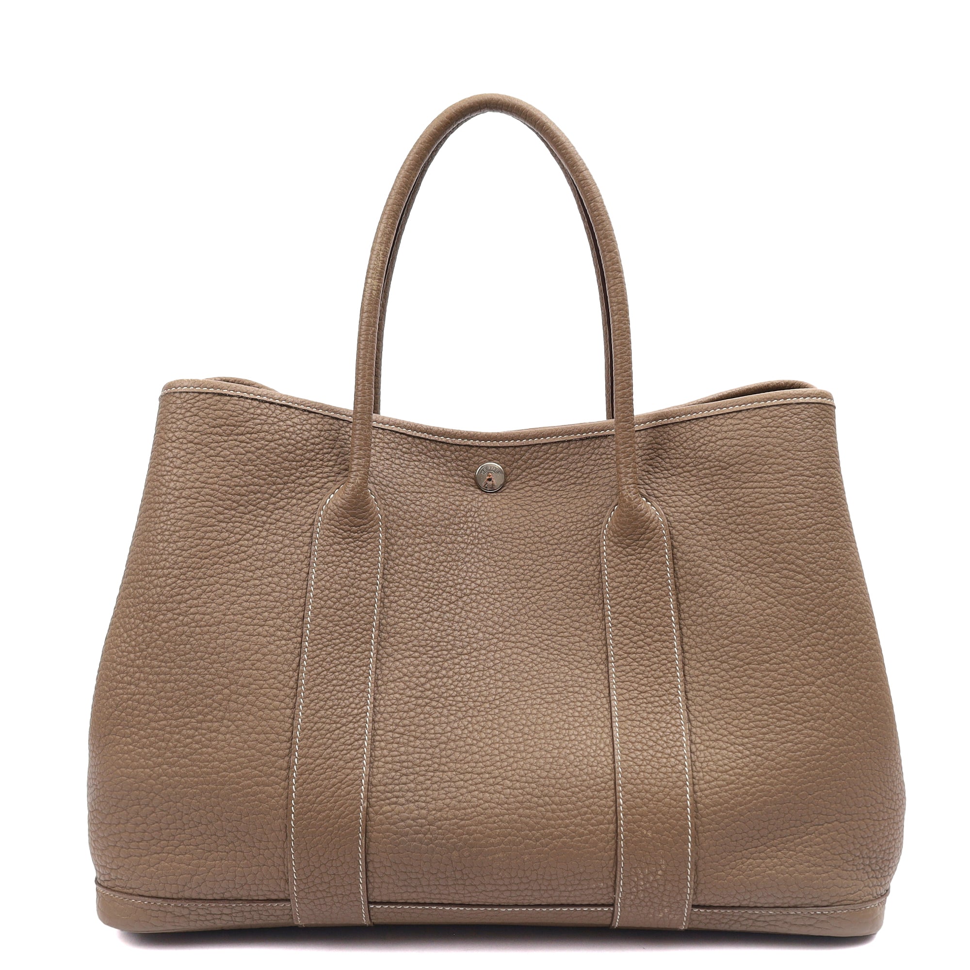 Hermes Tote Garden Party 30 in Etoupe, Negonda Leather
