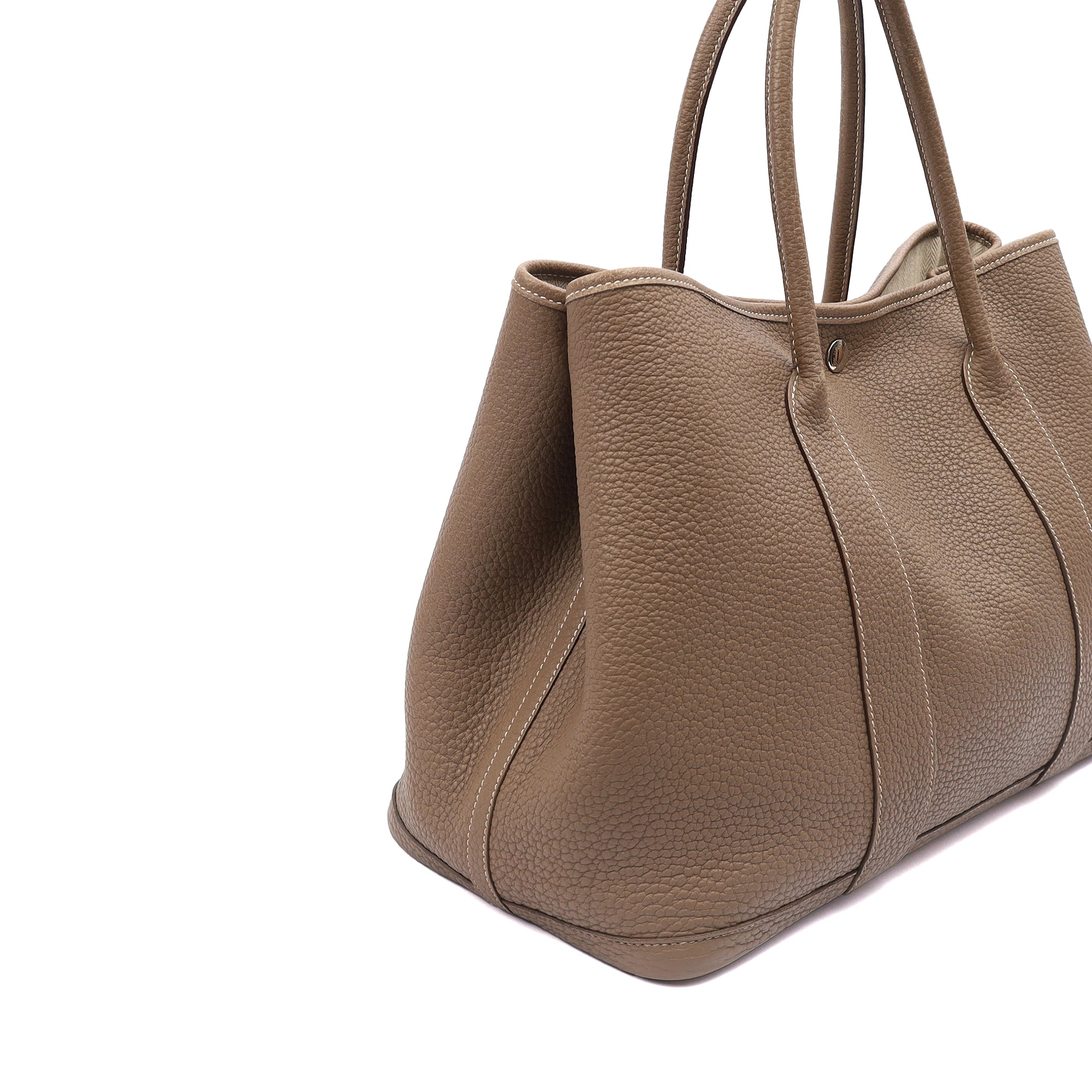 Hermes Tote Garden Party 30 in Etoupe, Negonda Leather