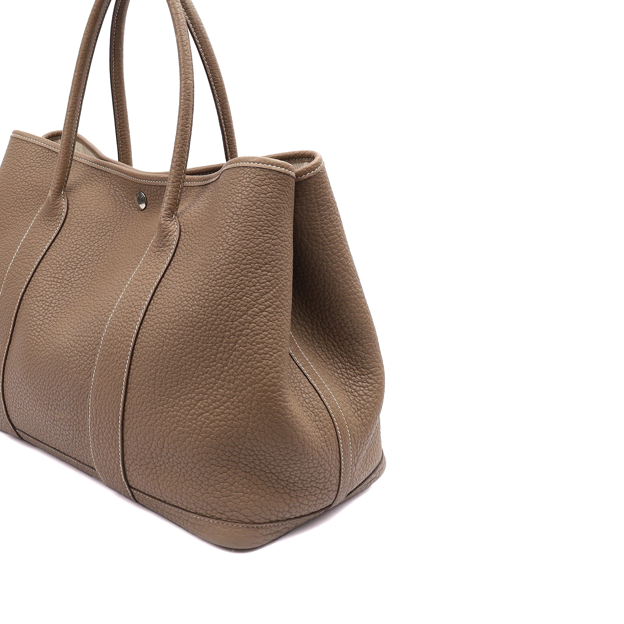 Hermes Tote Garden Party 30 in Etoupe, Negonda Leather