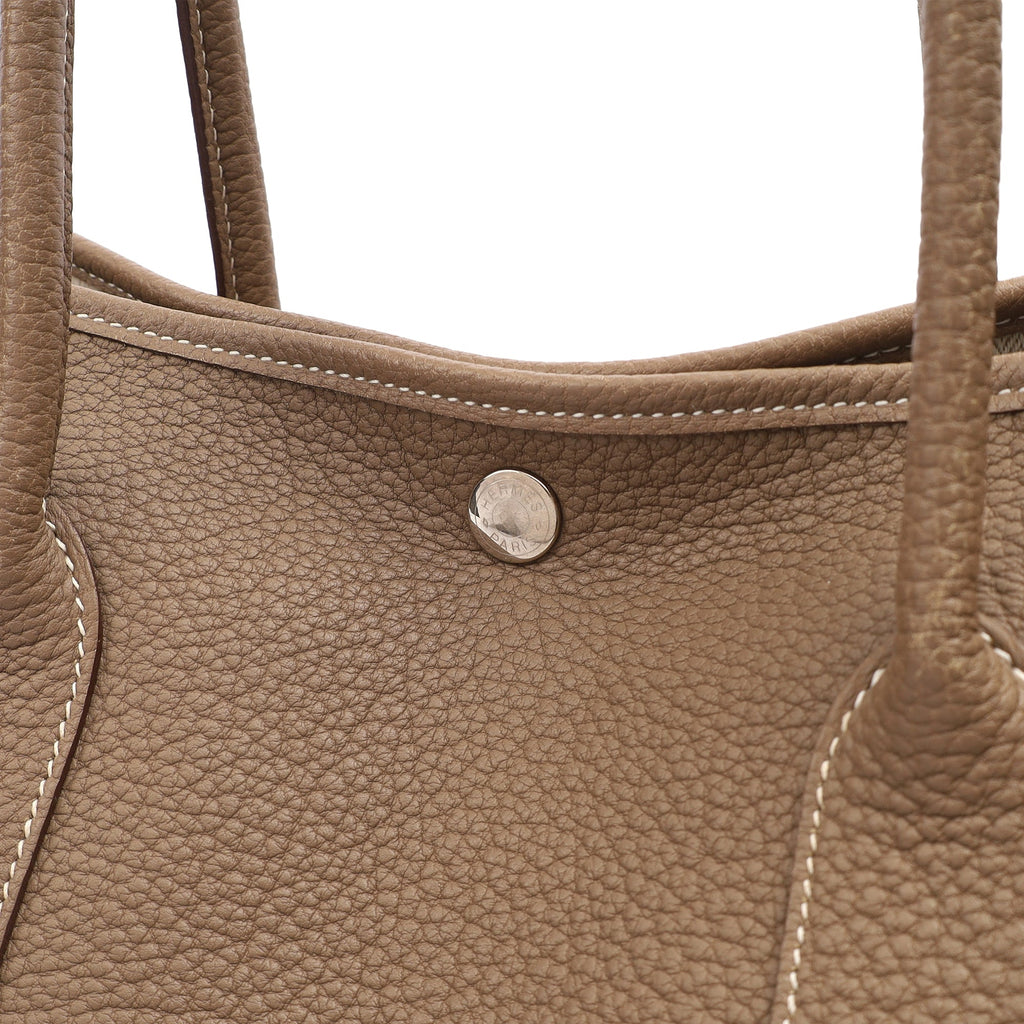 Hermes Tote Garden Party 30 in Etoupe, Negonda Leather