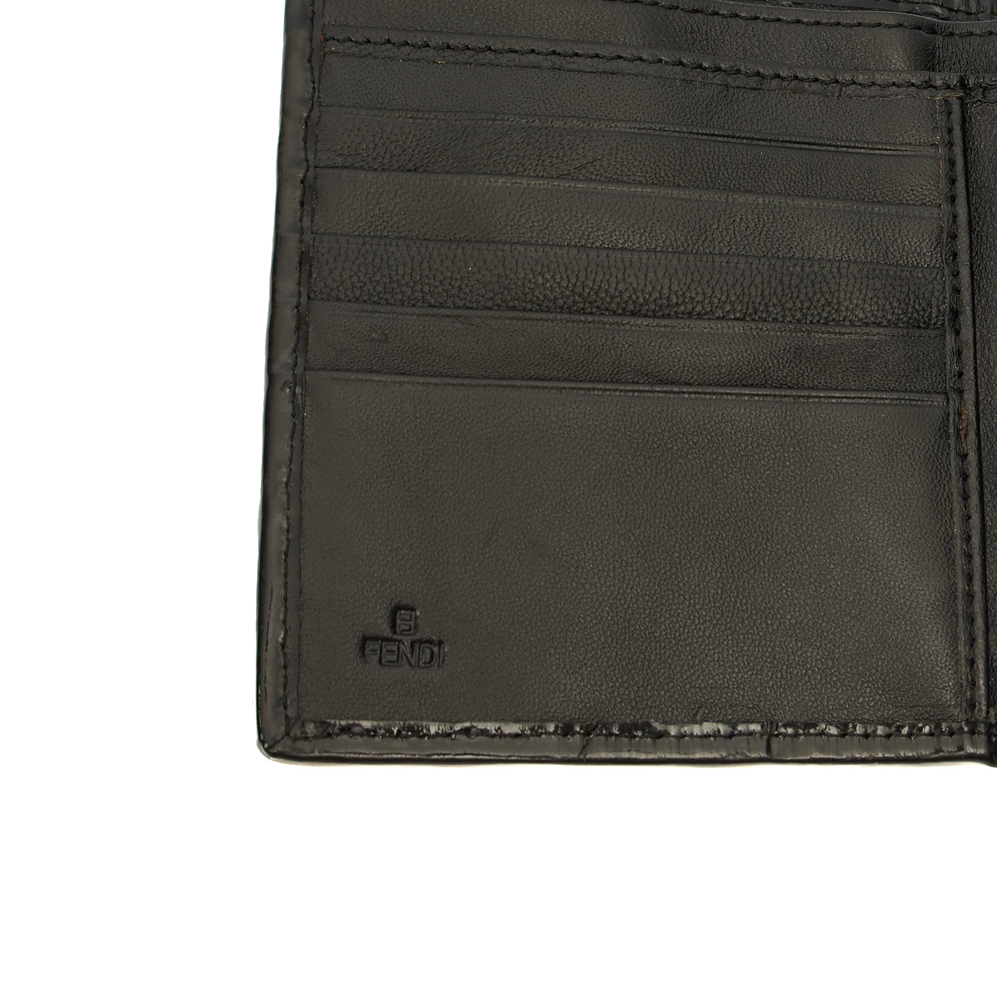 Fendi Wallet B Bag in Metallic, Leather