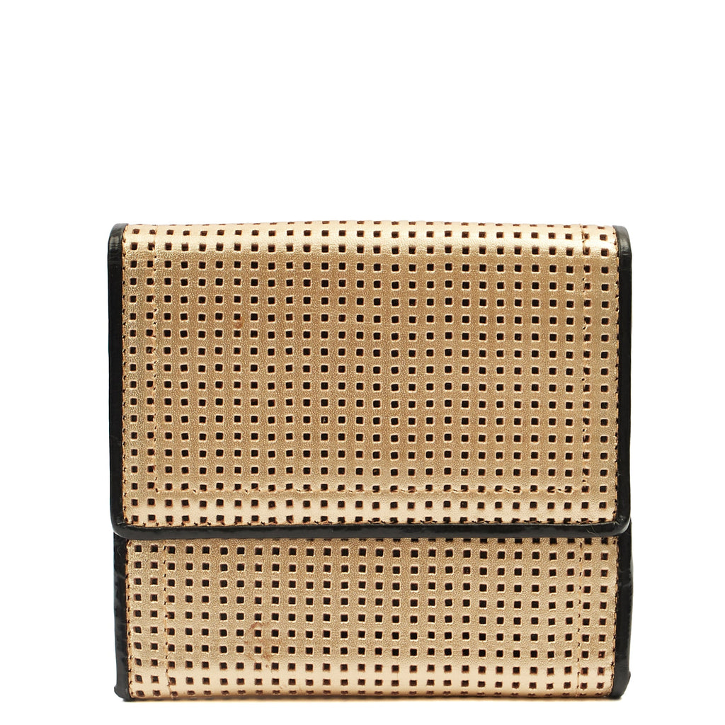 Fendi Wallet B Bag in Metallic, Leather