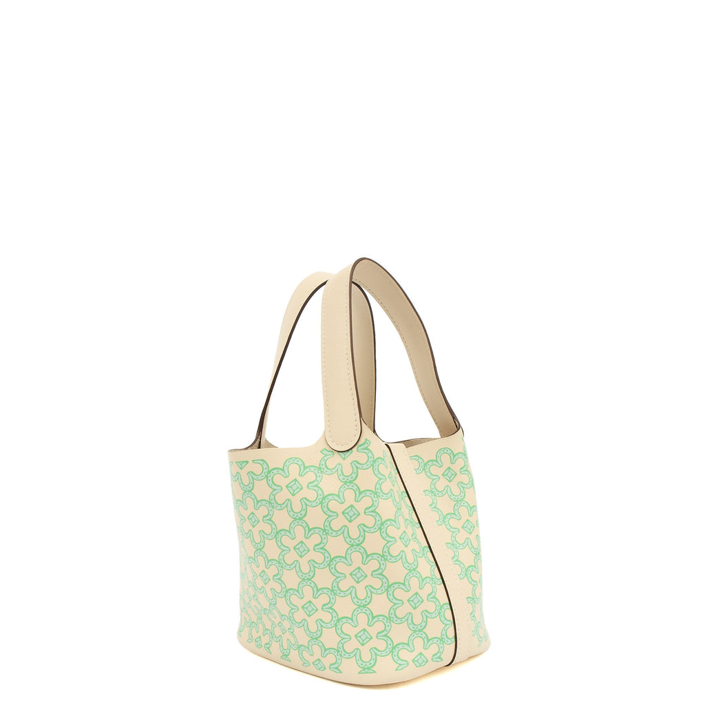 Hermes Mini Bag Picotin - Micro in Nata, Swift (Gulli35) Leather
