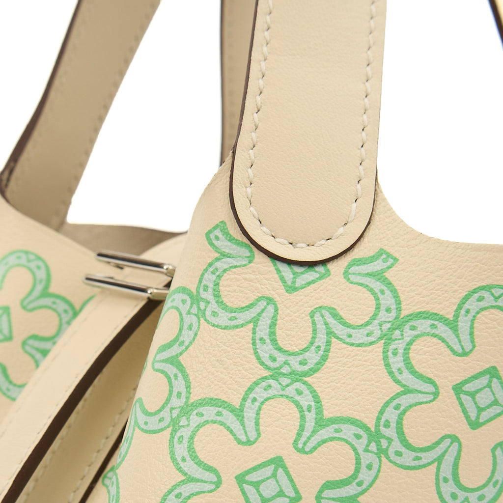 Hermes Mini Bag Picotin - Micro in Nata, Swift (Gulli35) Leather