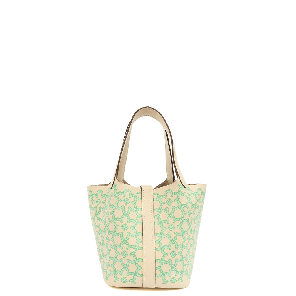 Hermes Mini Bag Picotin - Micro in Nata, Swift (Gulli35) Leather