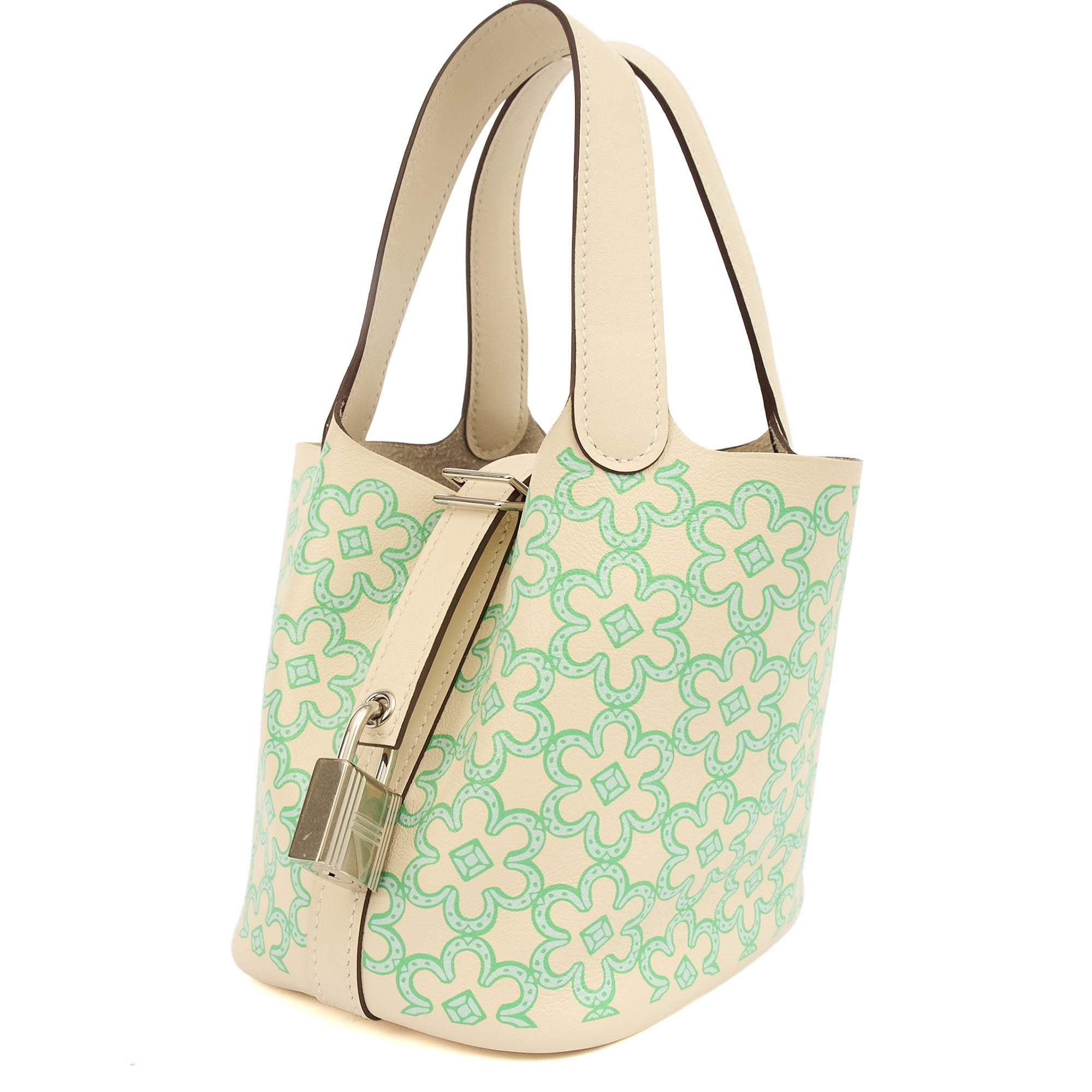 Hermes Mini Bag Picotin - Micro in Nata, Swift (Gulli35) Leather