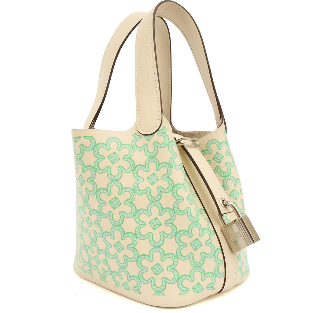 Hermes Mini Bag Picotin - Micro in Nata, Swift (Gulli35) Leather