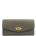Mulberry Wallet Darley Wallet in Grey, Calfskin Leather