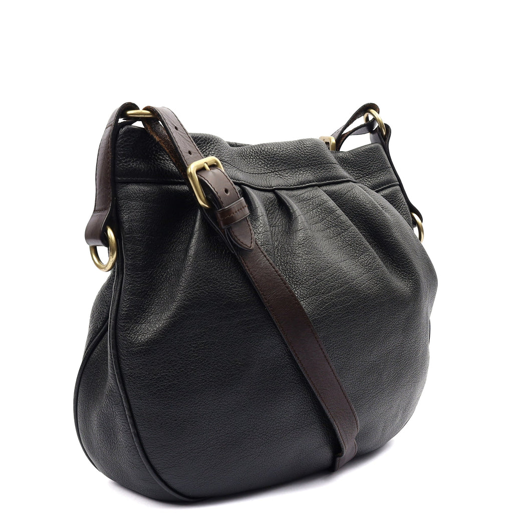 Mulberry Tote Mitzy Hobo in Black, Calfskin Leather