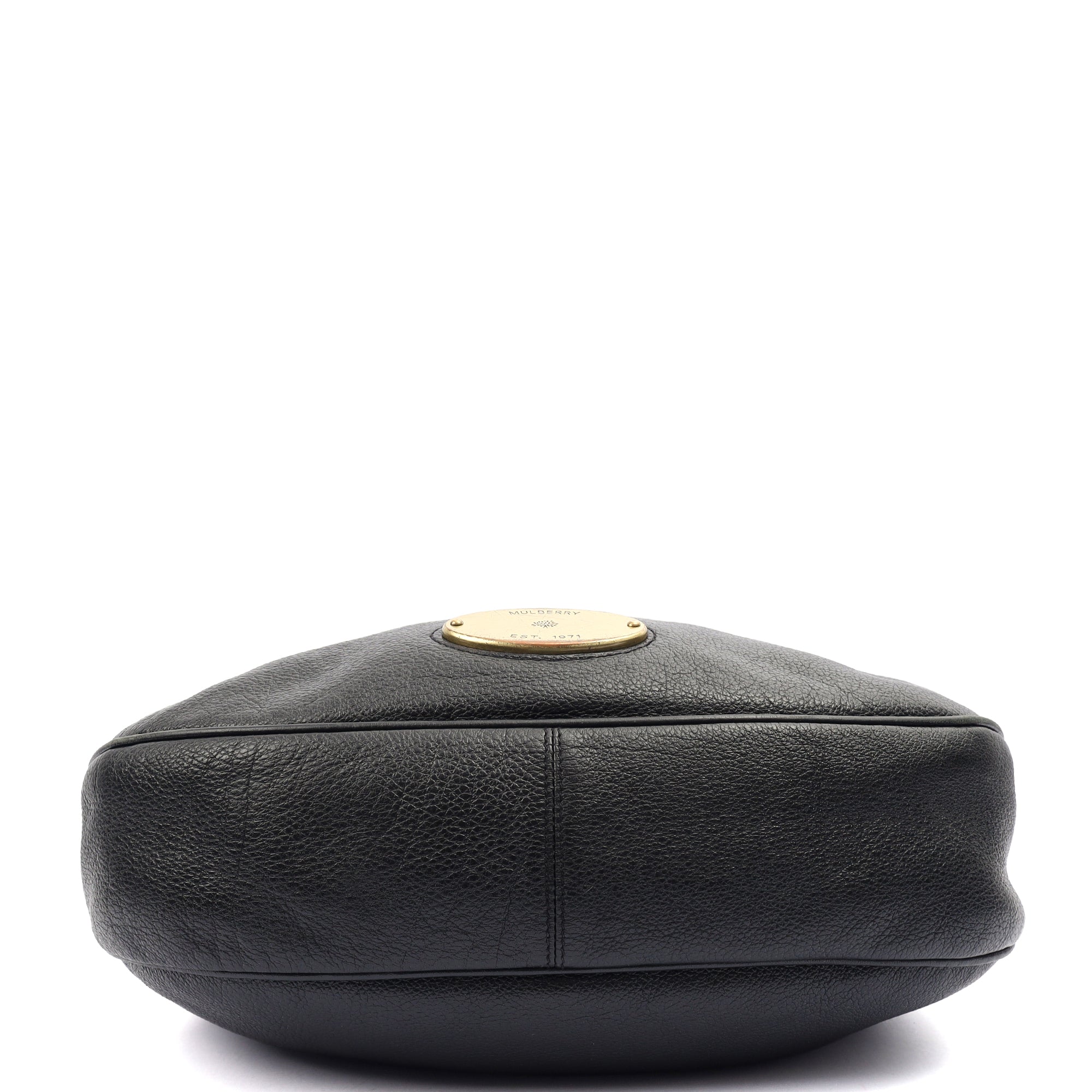 Mulberry Tote Mitzy Hobo in Black, Calfskin Leather