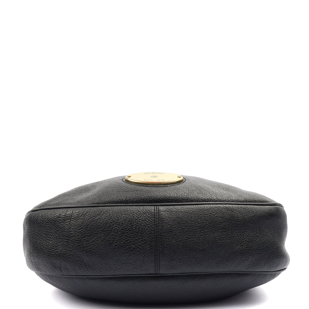 Mulberry Tote Mitzy Hobo in Black, Calfskin Leather