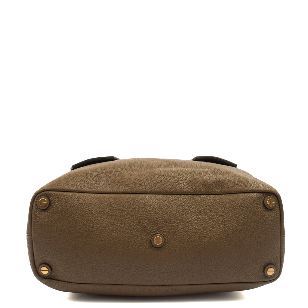 Chloe Top Handle Daria - Medium in Brown, Leather