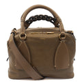 Chloe Top Handle Daria - Medium in Brown, Leather
