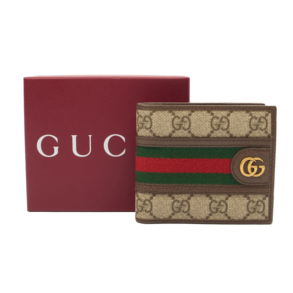 Gucci Wallet Ophidia Wallet in Brown, Leather