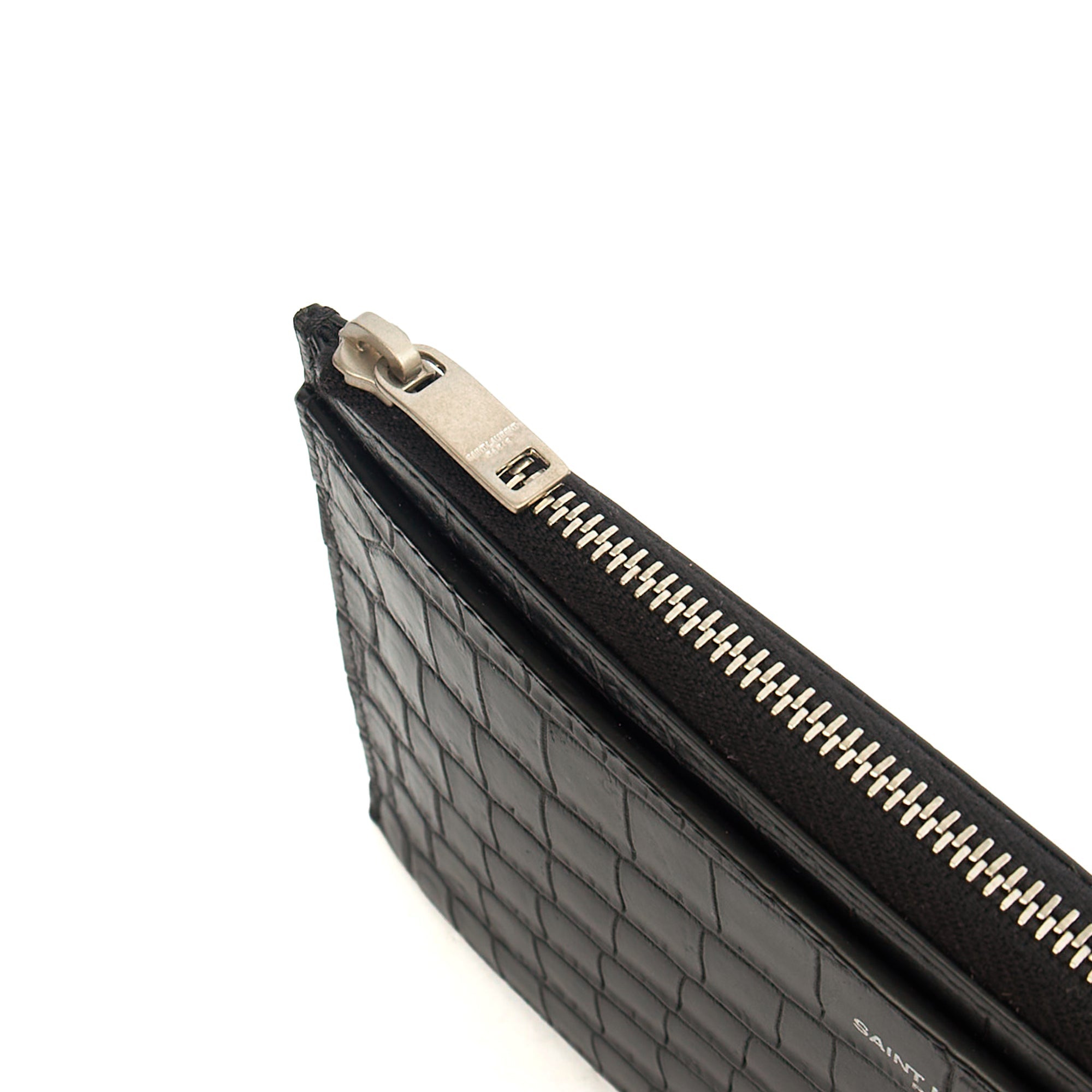 Saint Laurent Clutch Belle De Jour Clutch in Black, Calfskin Leather