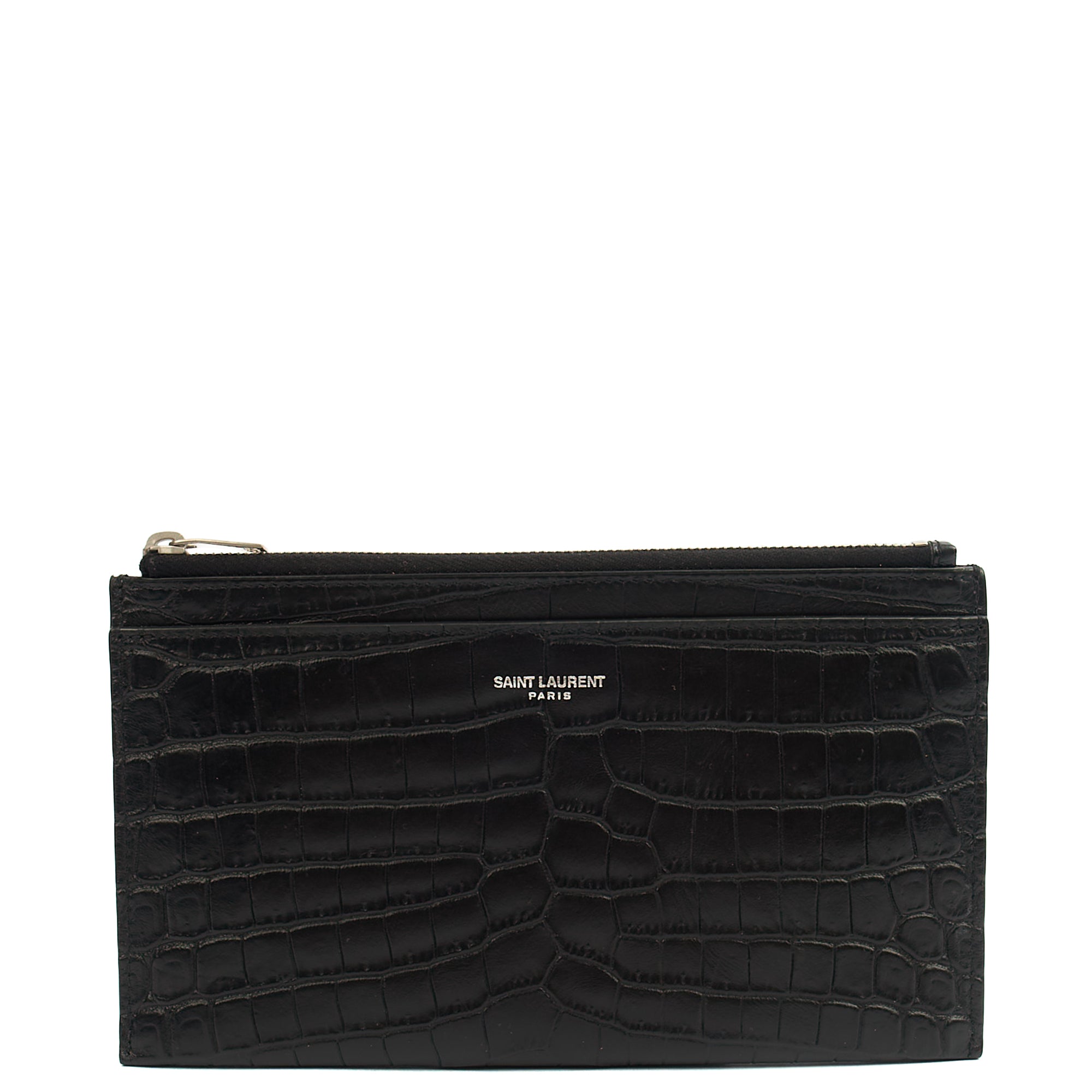 Saint Laurent Clutch Belle De Jour Clutch in Black, Calfskin Leather