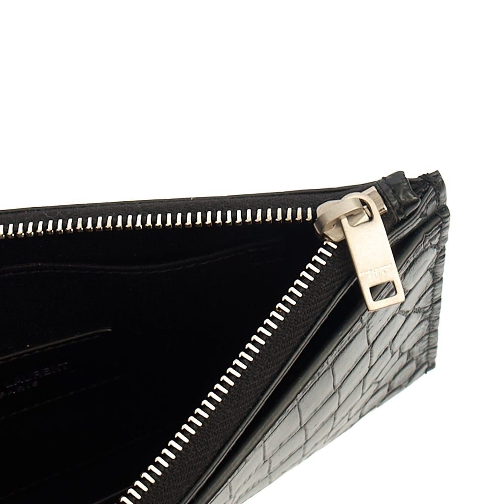 Saint Laurent Clutch Belle De Jour Clutch in Black, Calfskin Leather