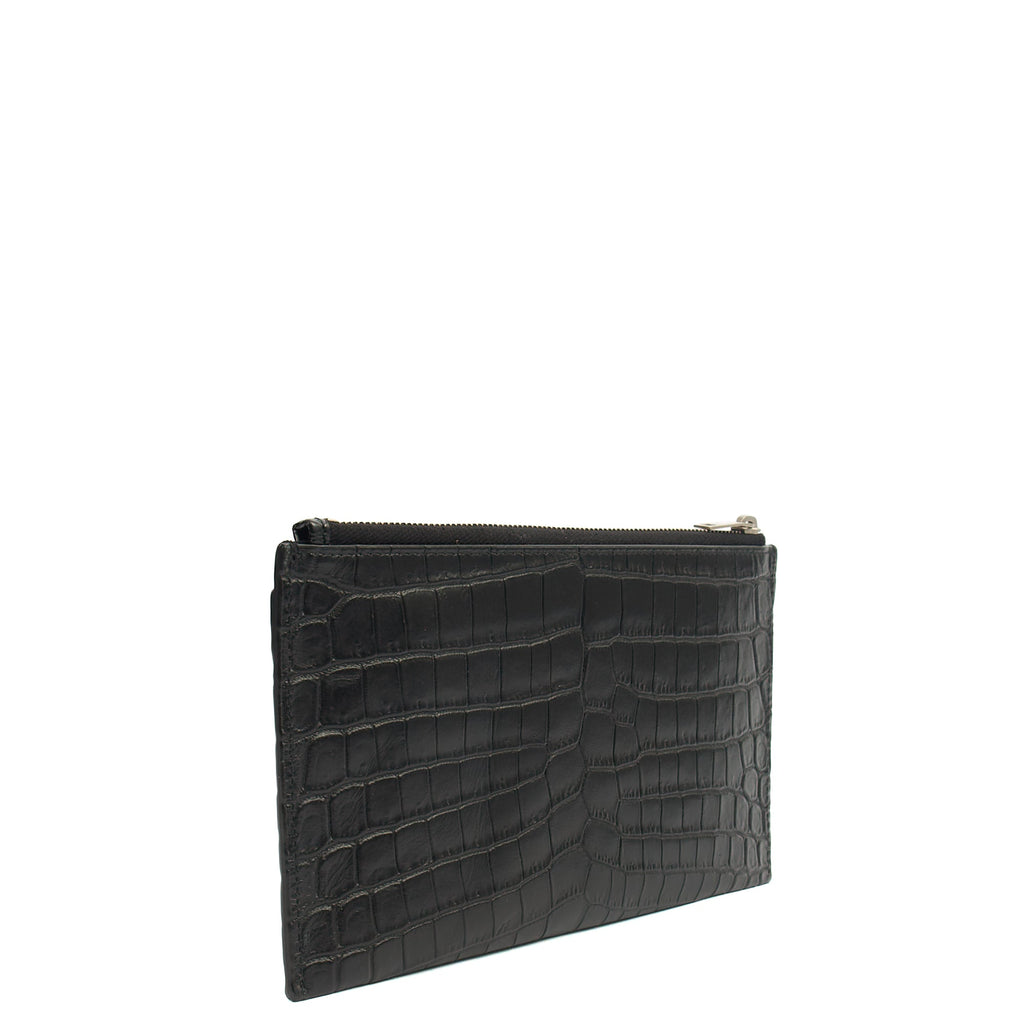 Saint Laurent Clutch Belle De Jour Clutch in Black, Calfskin Leather