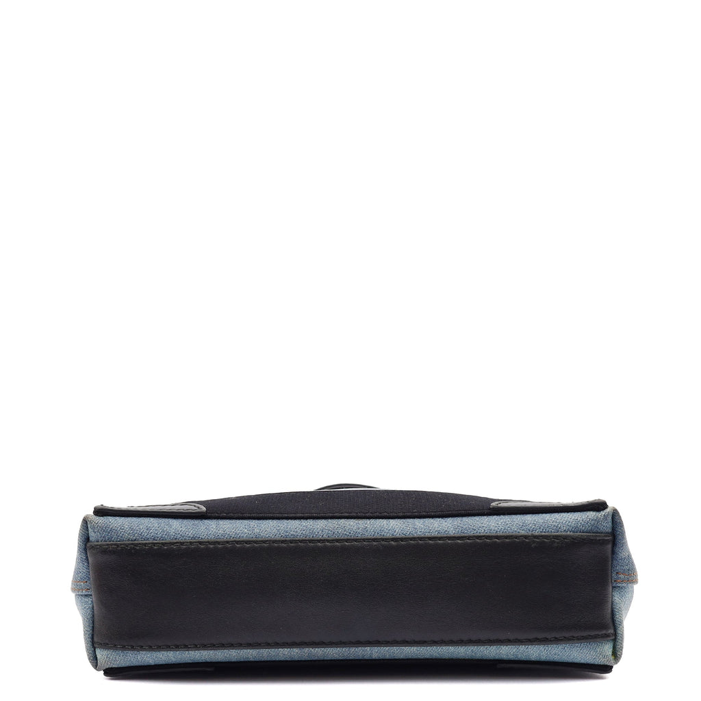 Balenciaga Mini Bag Cabas  in Blue, Fabric