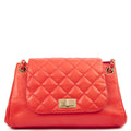 Chanel Shoulder Bag Reissue Accordion Flap in Red, Lambskin Leather