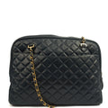 Chanel Tote Vintage Tote in Black, Lambskin Leather