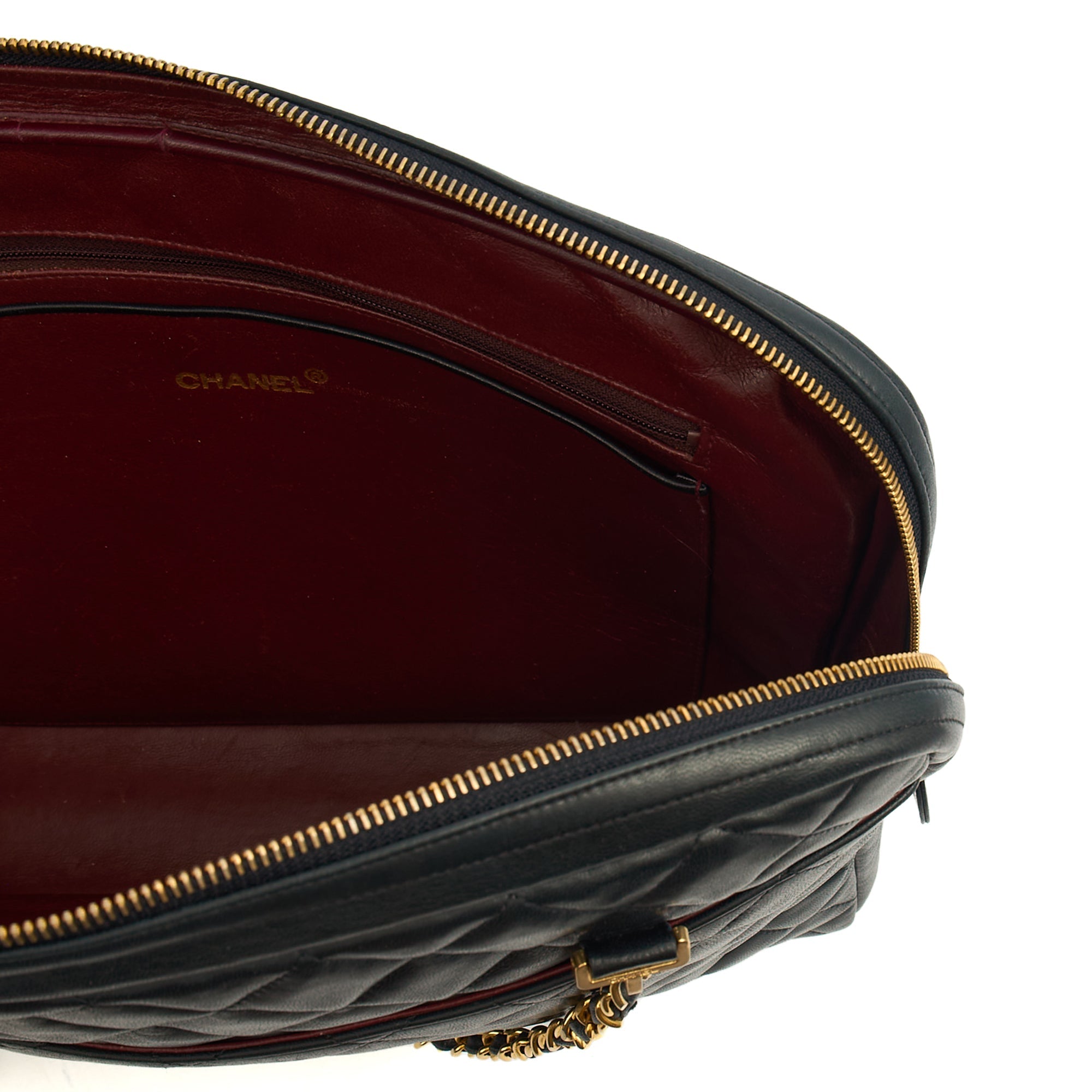 Chanel Tote Vintage Tote in Black, Lambskin Leather