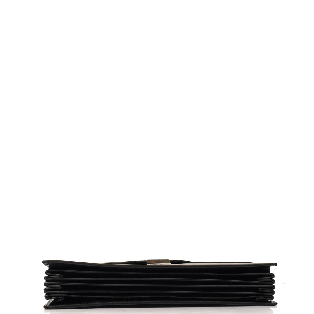 Gucci Clutch Logo Portfolio Clutch  in Black, Leather