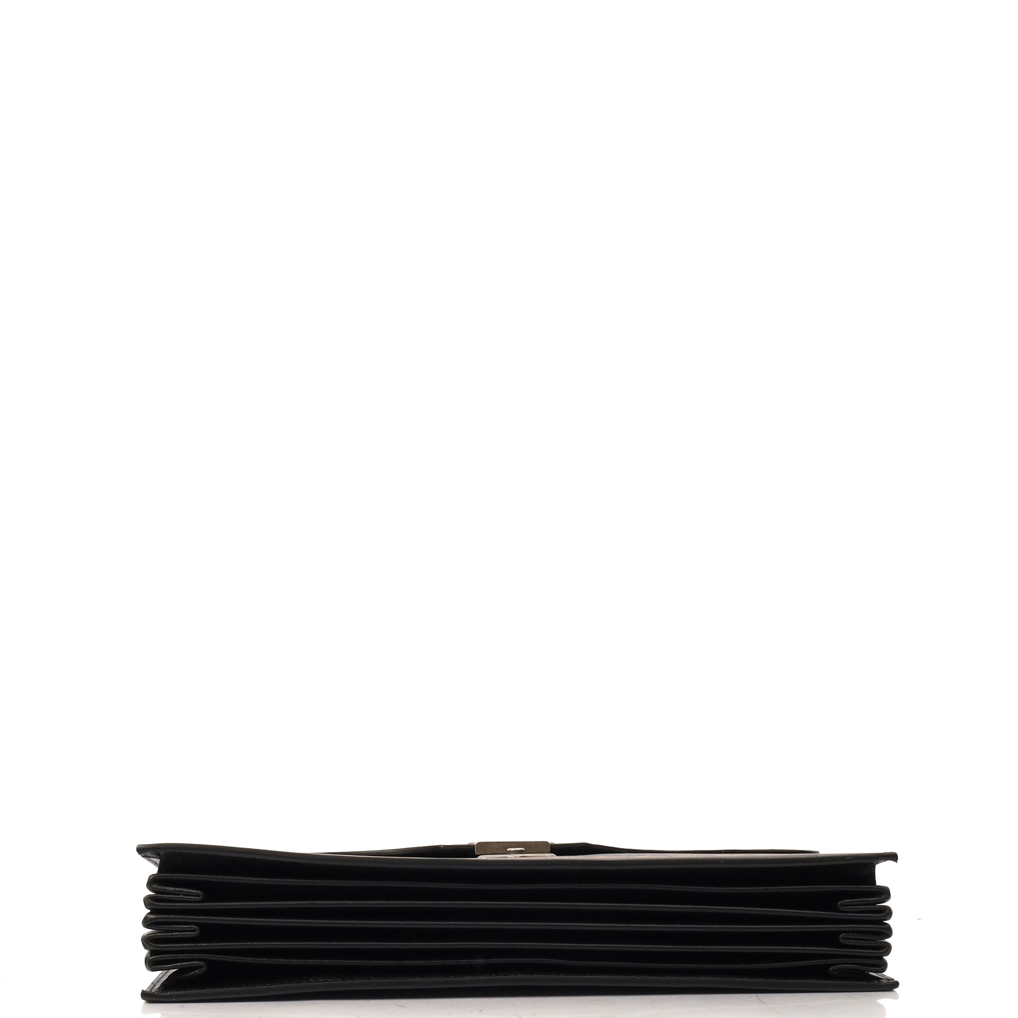 Gucci Clutch Logo Portfolio Clutch  in Black, Leather