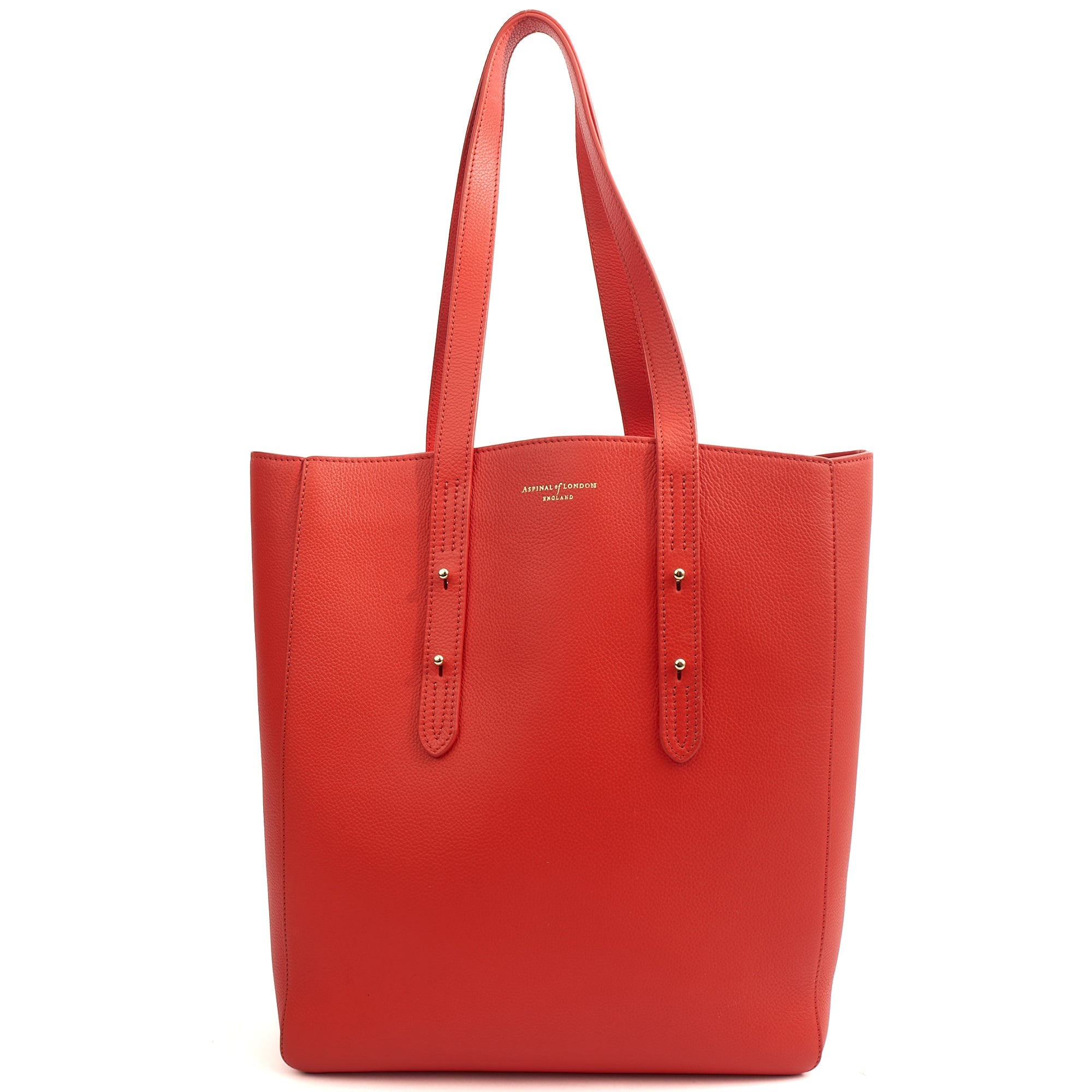 Aspinal of London Tote Regent Tote in Red, Leather