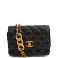 Chanel Cross Body Wallet on Chain in Black, Caviar Leather