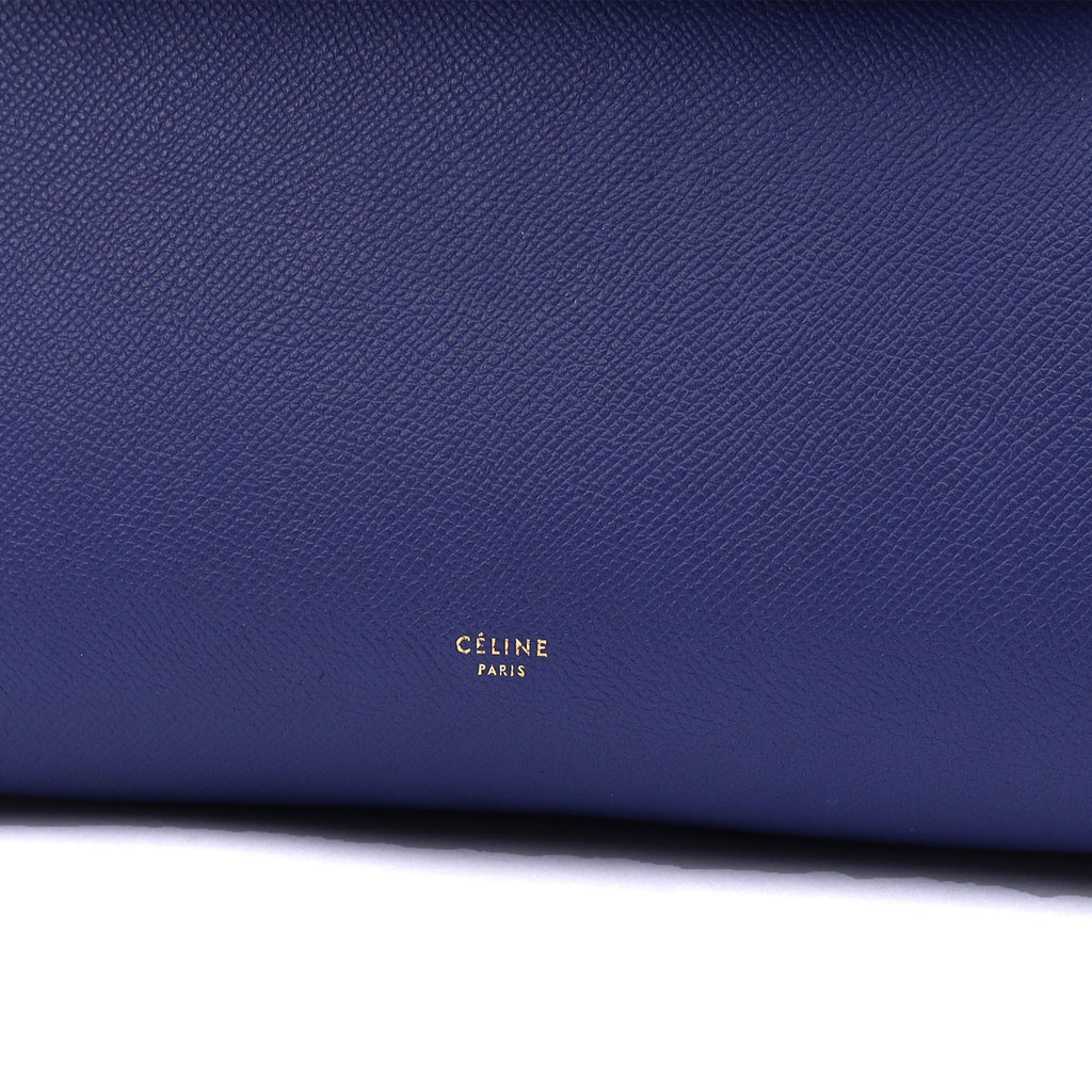 Celine Tote Belt Bag Small in Blue, Box Calfskin