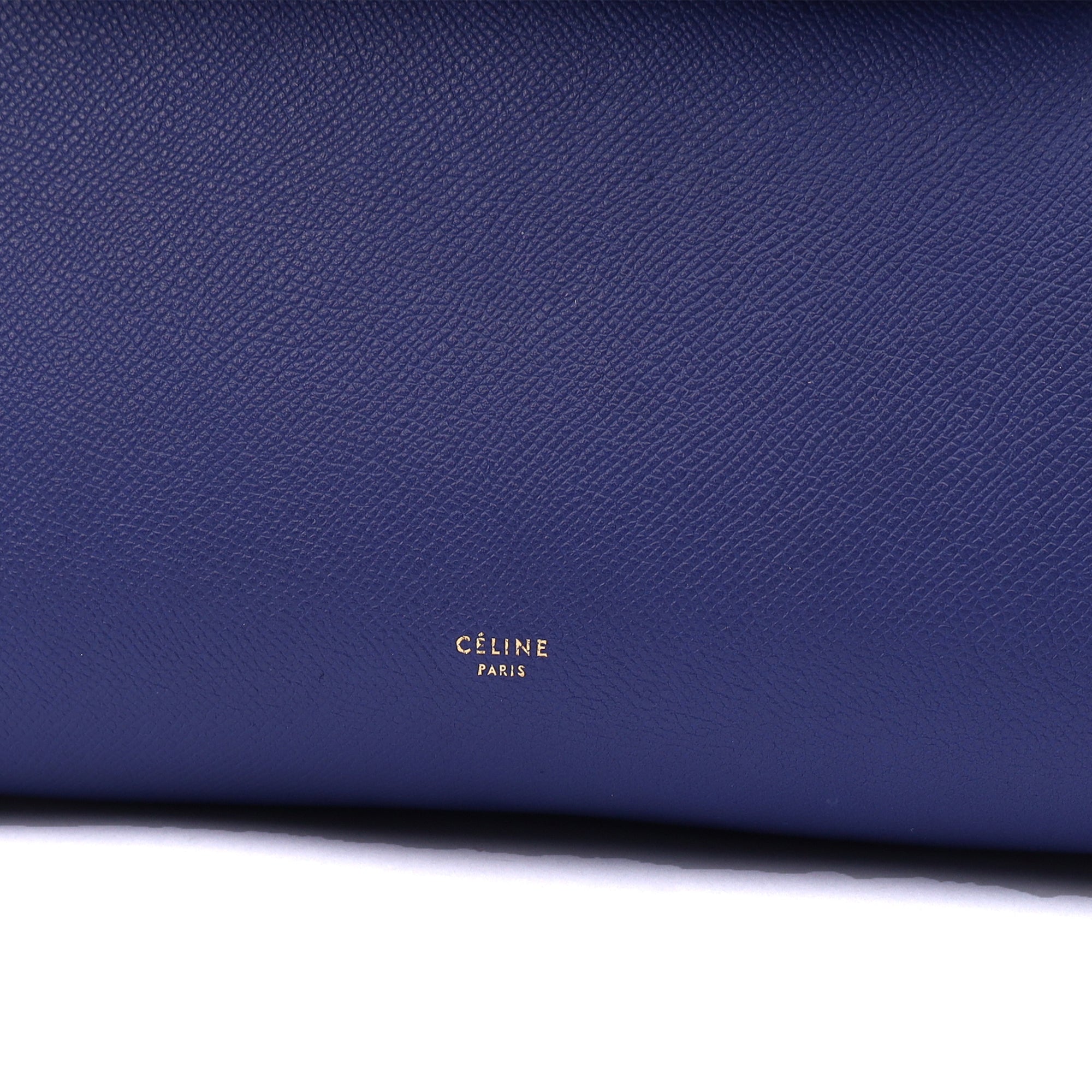 Celine Tote Belt Bag Small in Blue, Box Calfskin