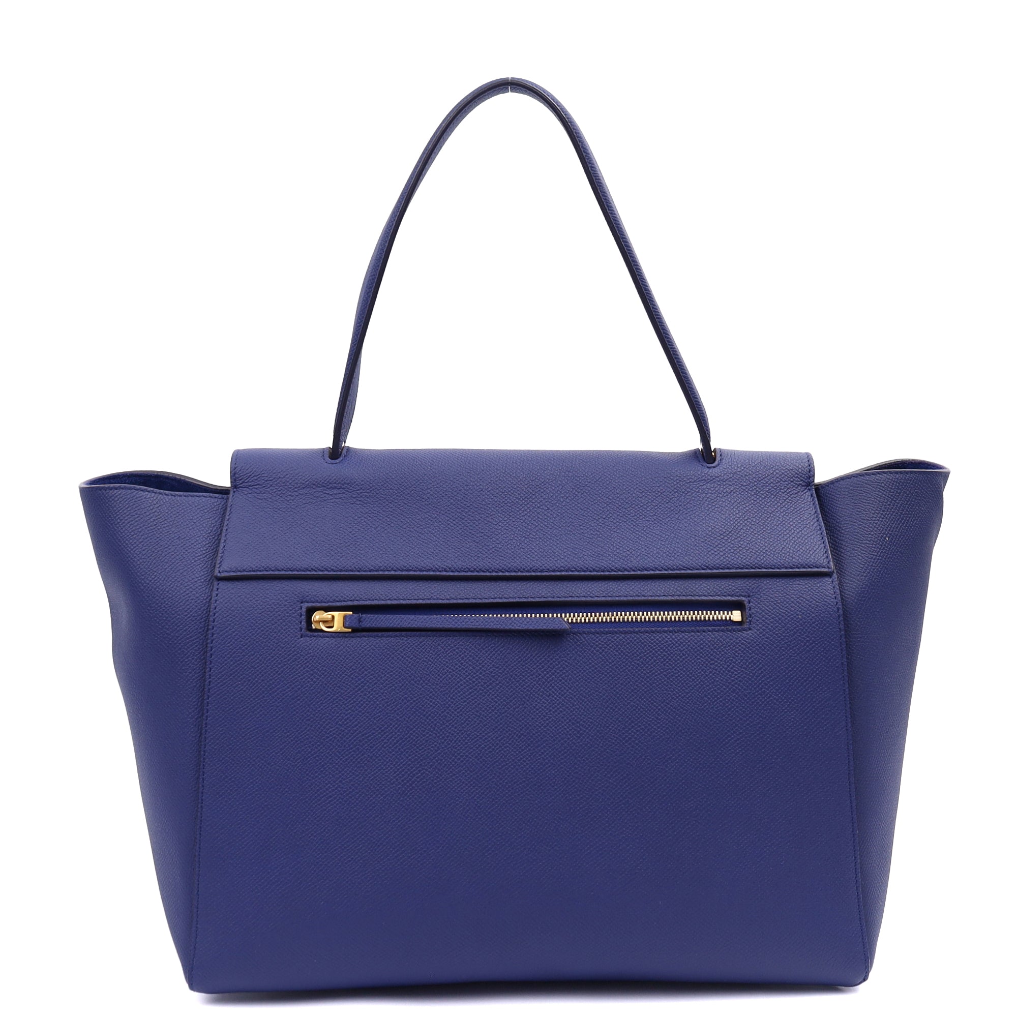 Celine Tote Belt Bag Small in Blue, Box Calfskin