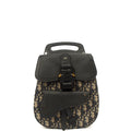 Christian Dior Backpack Gallop - Mini in Blue, Dior Oblique Embroidery
