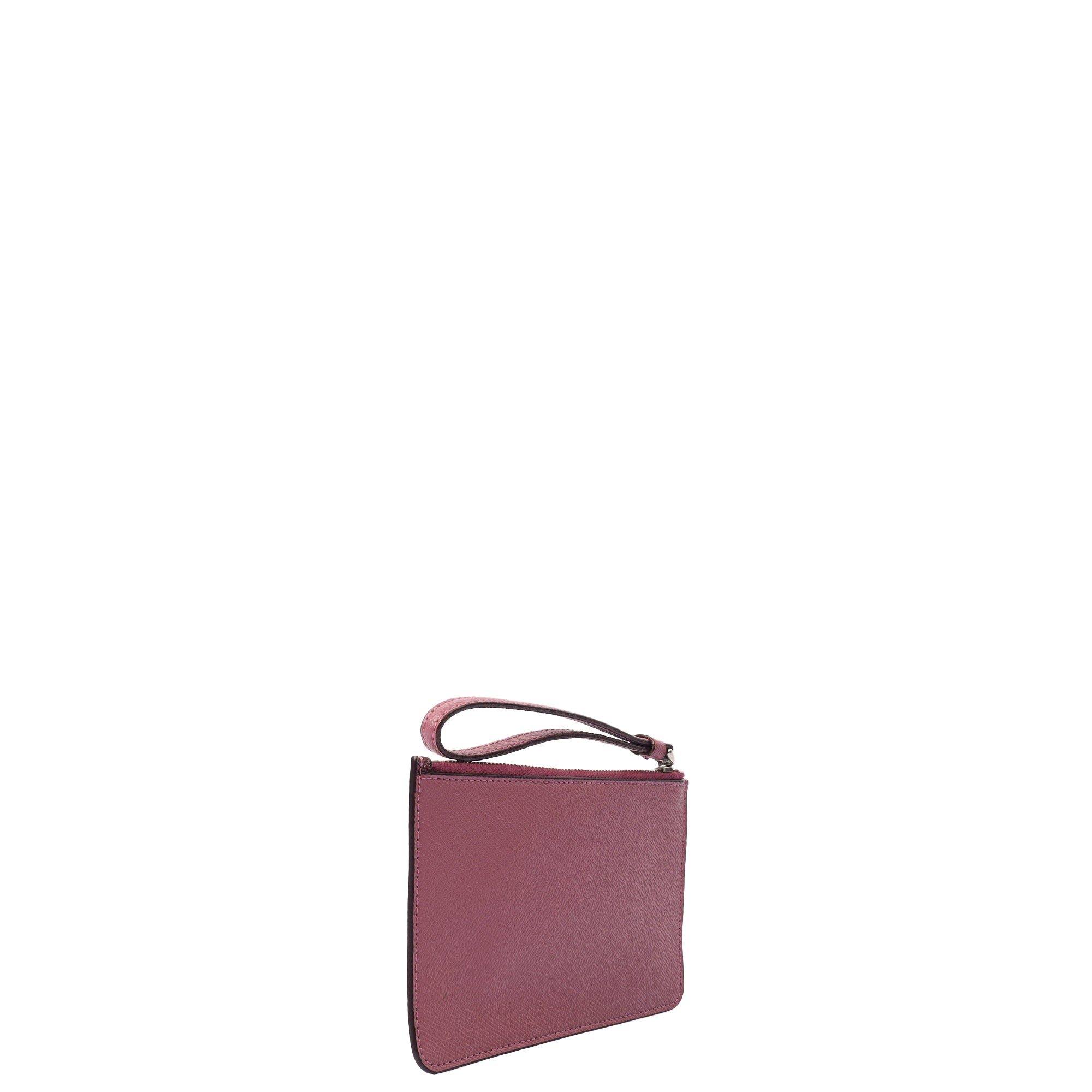 Coach Clutch Bow Wristlet in Purple, Leather