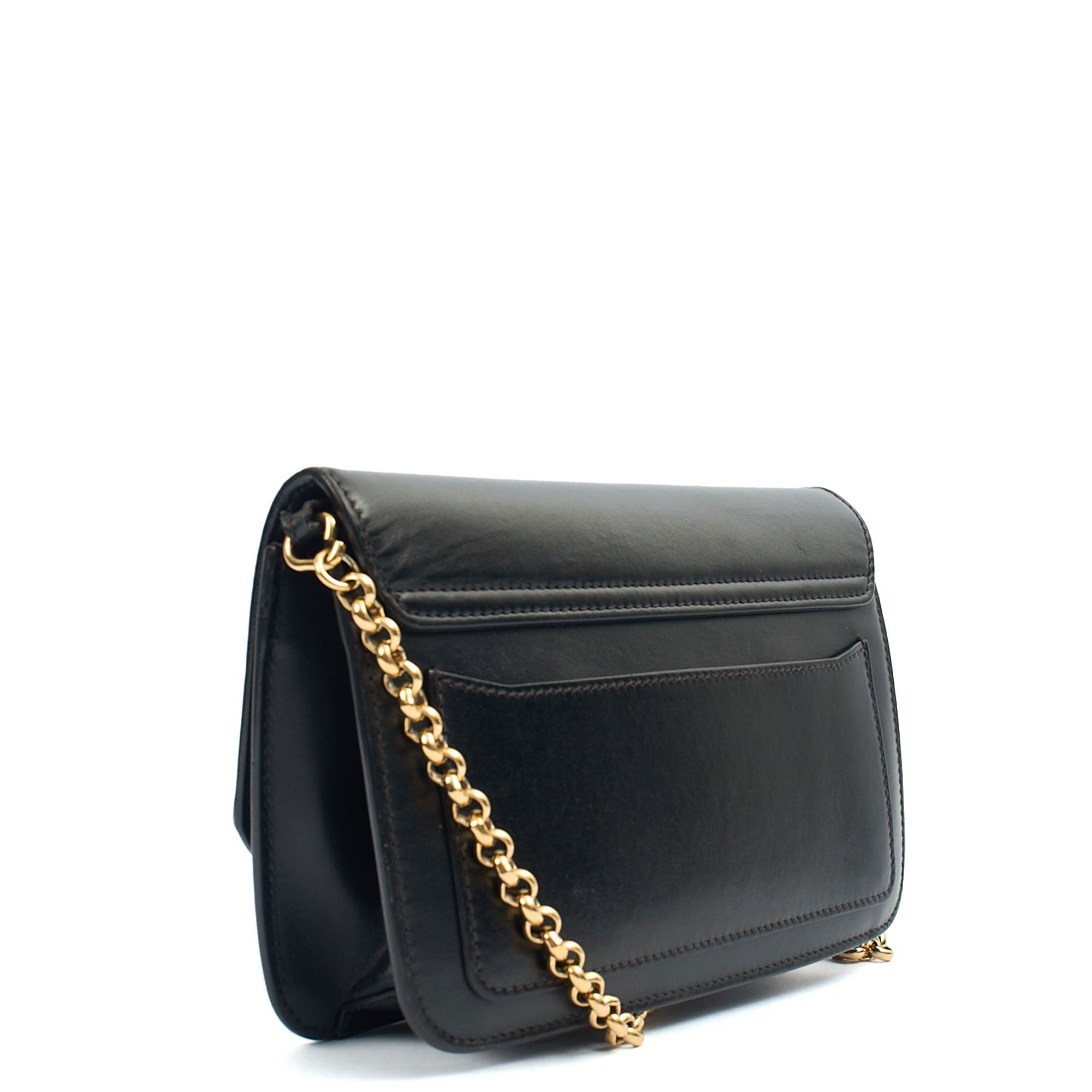 Chloe Cross Body Chloe C - Small in Black, Calfskin Leather