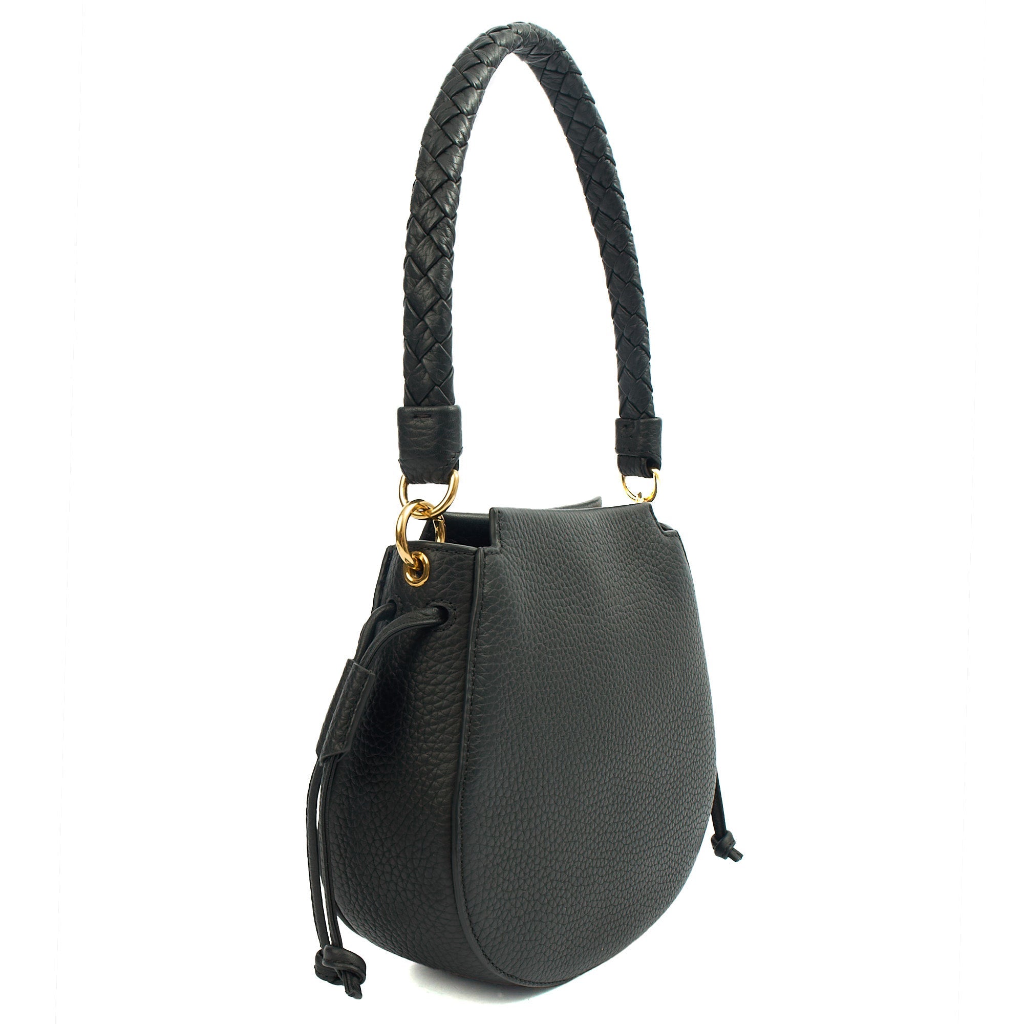 Mulberry Tote Iris Hobo - Mini in Black, Calfskin Leather