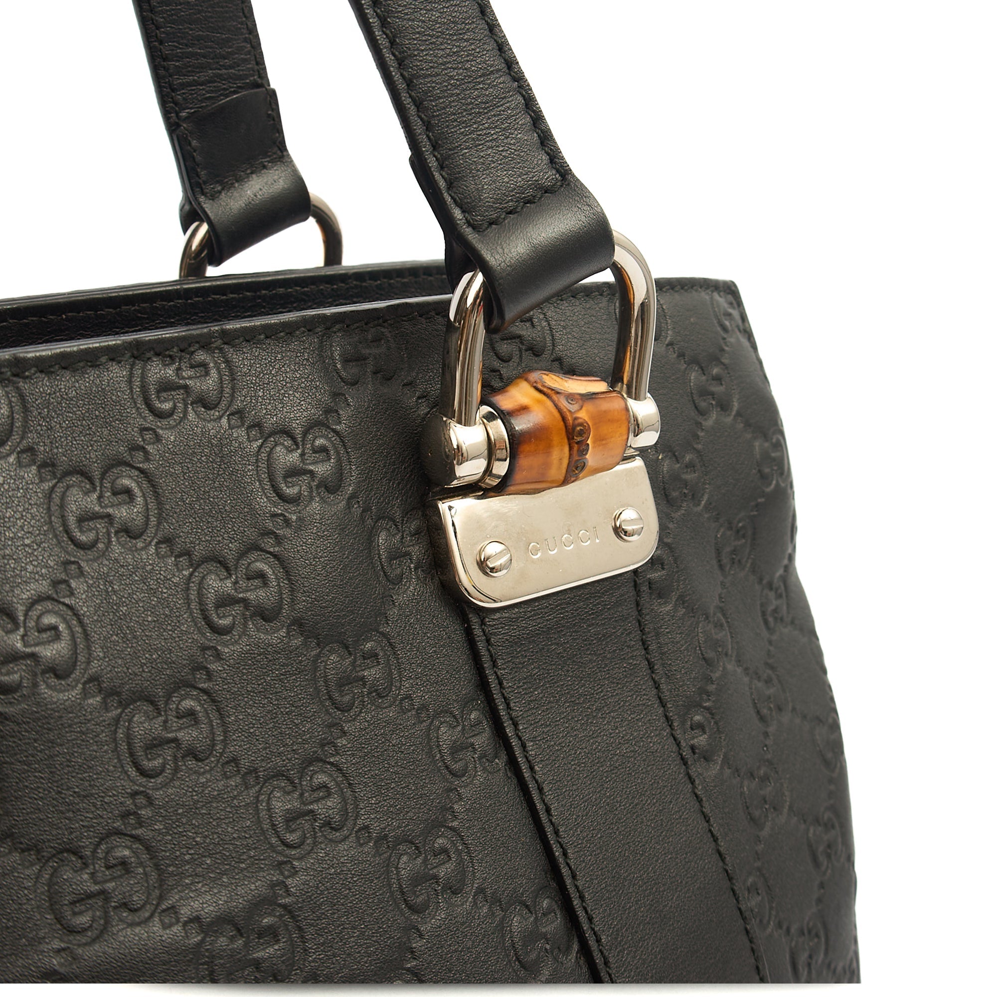 Gucci Tote Tote in Black, Guccissima