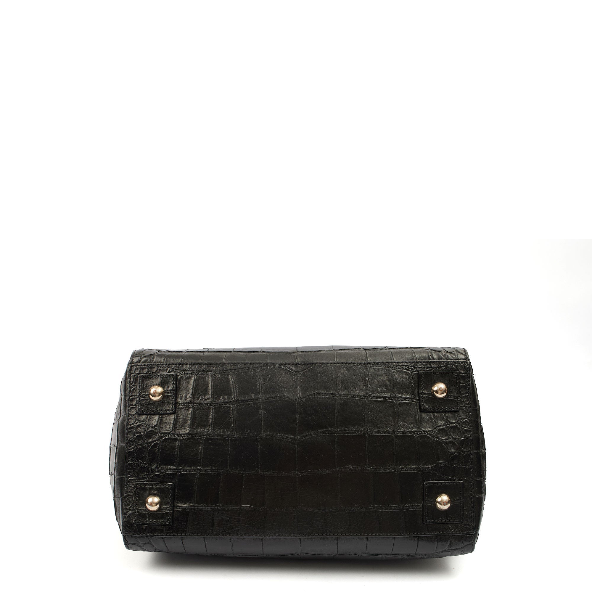 Mulberry Tote Cecily Tote in Black, Exotic Effect Leather
