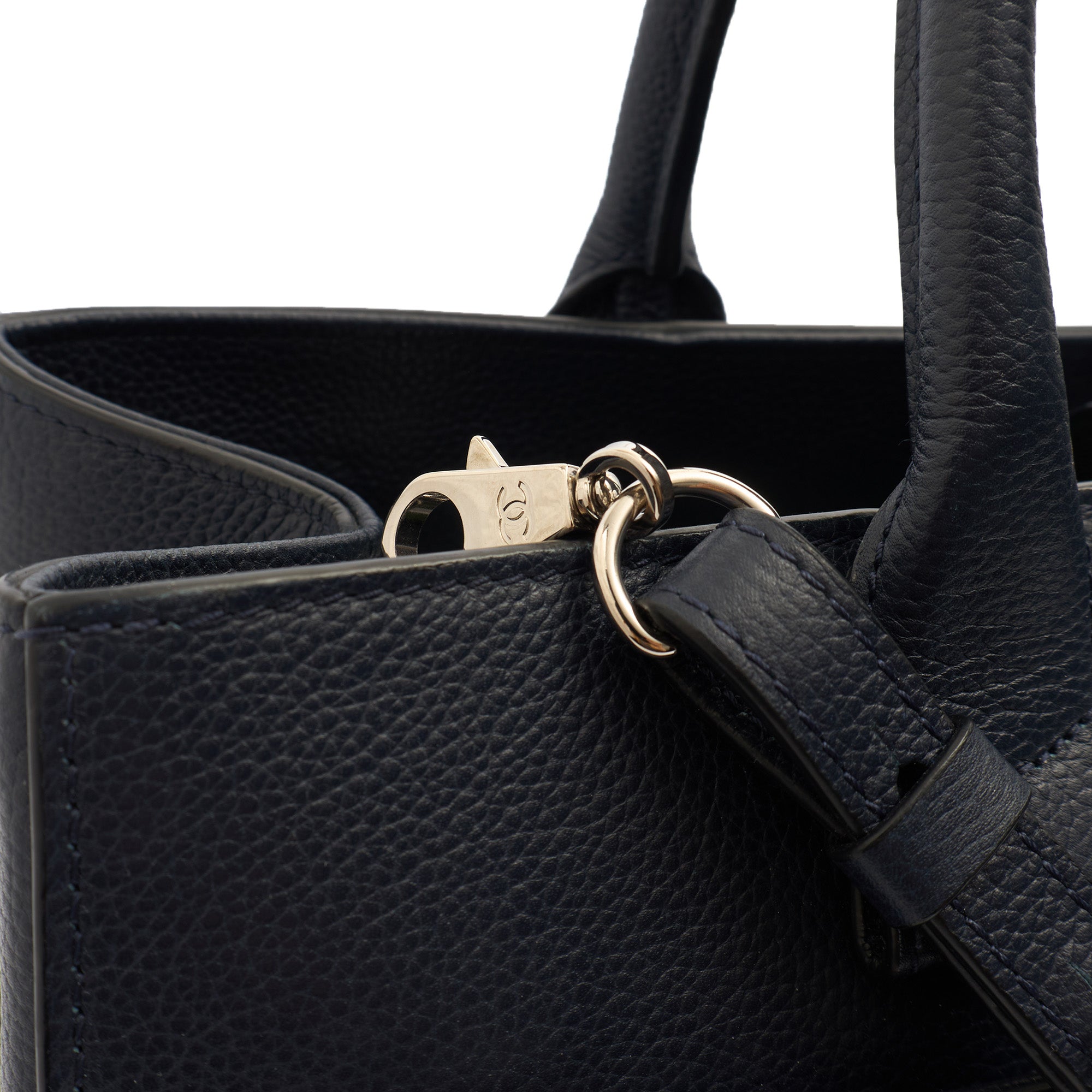 Chanel Tote Executive Shopper Tote in Blue, Calfskin Leather