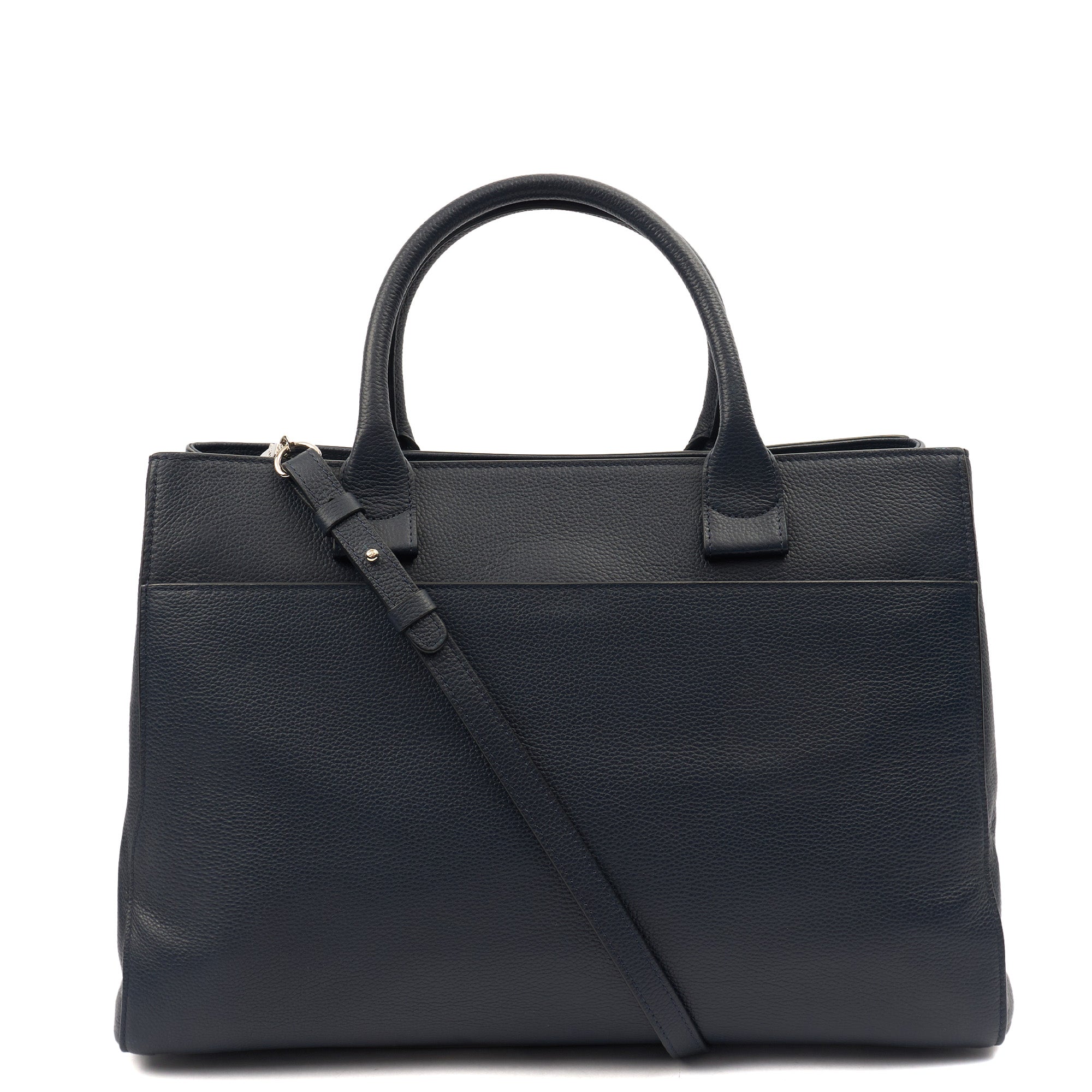 Chanel Tote Executive Shopper Tote in Blue, Calfskin Leather