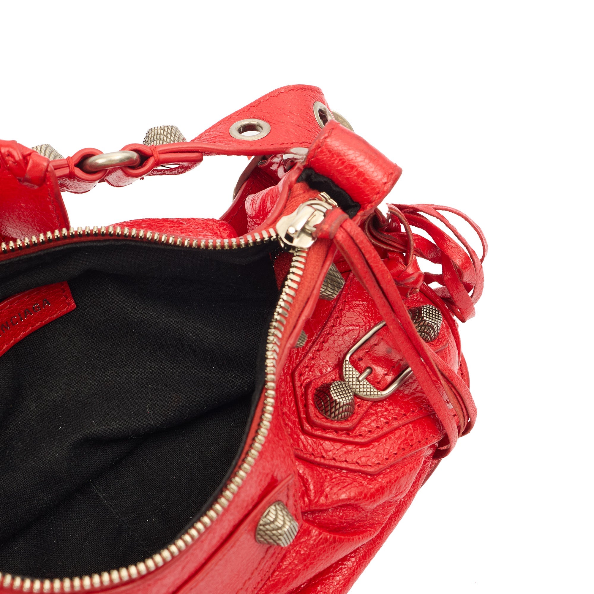 Balenciaga Cross Body Le Cagole XS in Red, Veau (Calfskin)