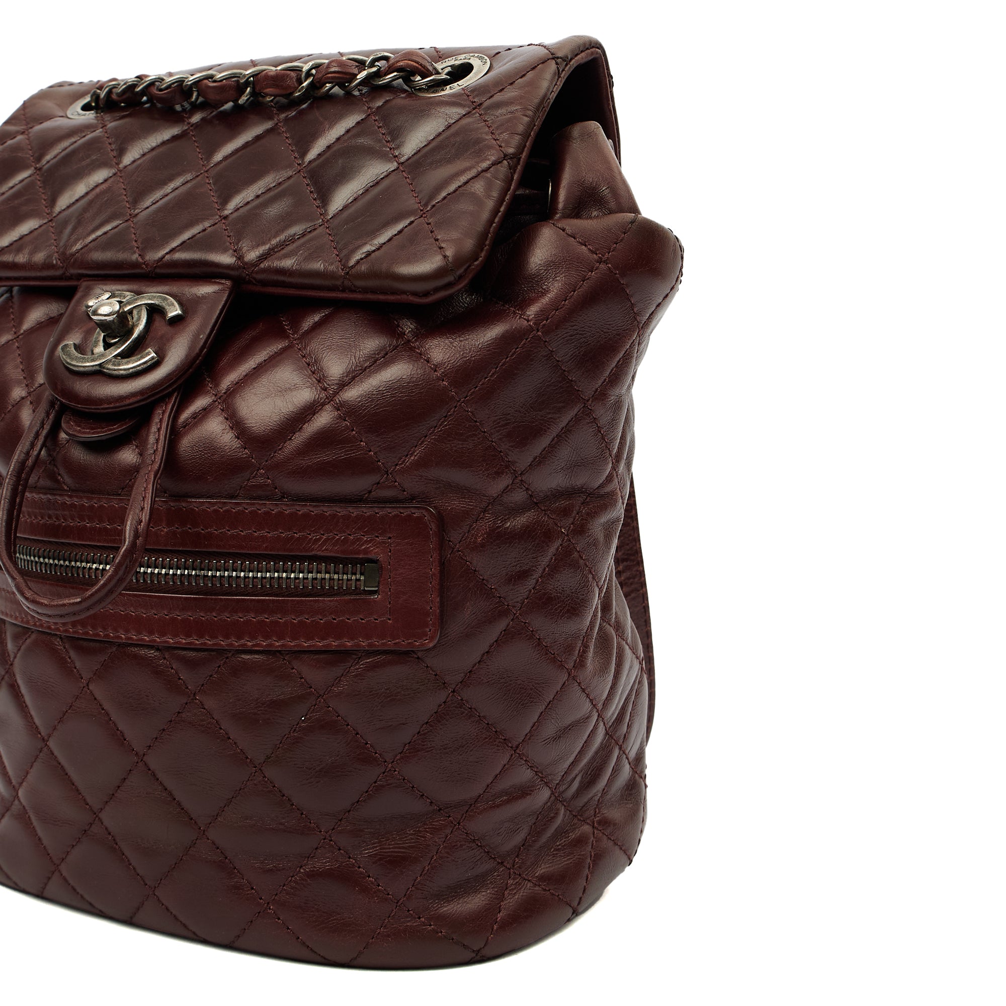 Chanel Backpack Backpack in Red, Calfskin Leather