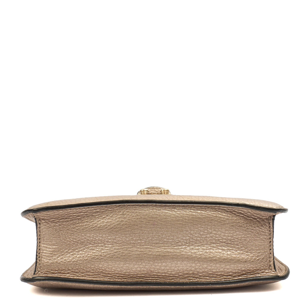 Valentino Shoulder Bag Glam Lock - Medium in Metallic, Calfskin