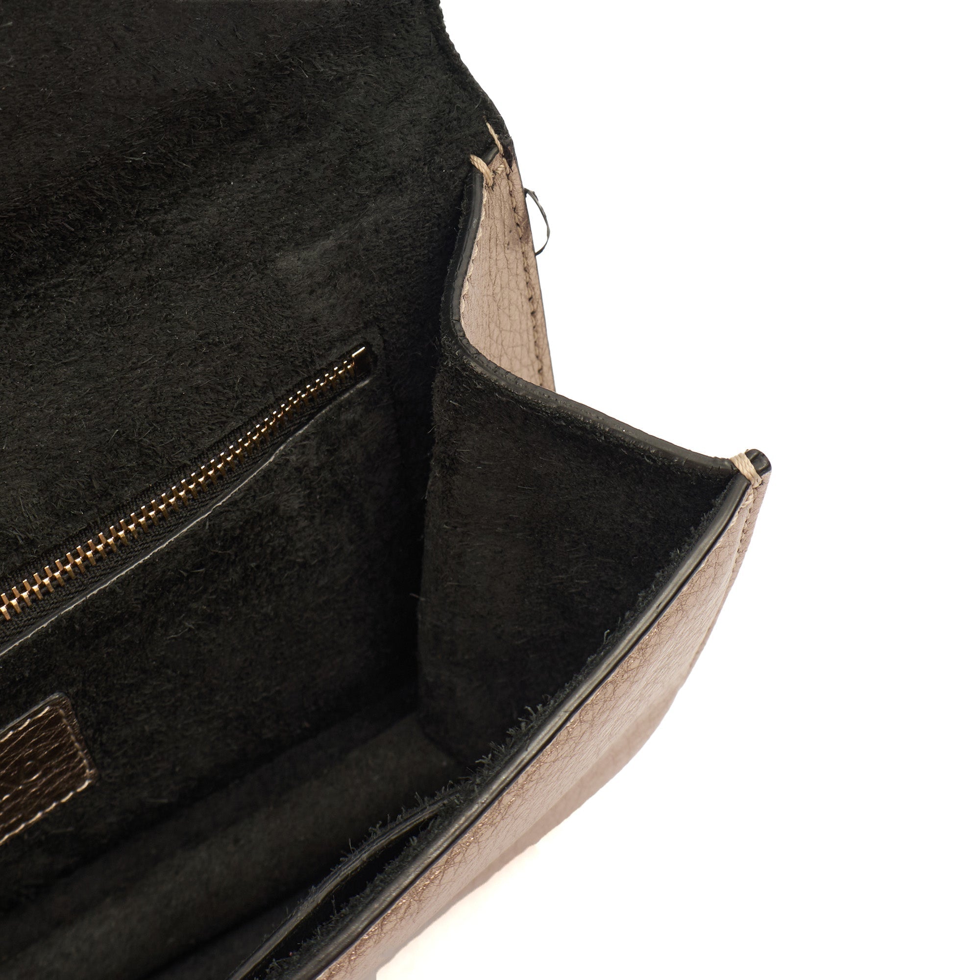 Valentino Shoulder Bag Glam Lock - Medium in Metallic, Calfskin