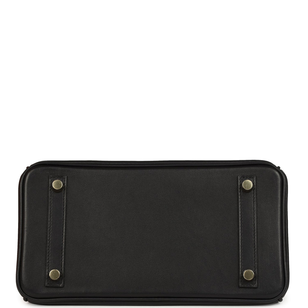 Hermes Birkin 25 Black Volupto Gold Hardware